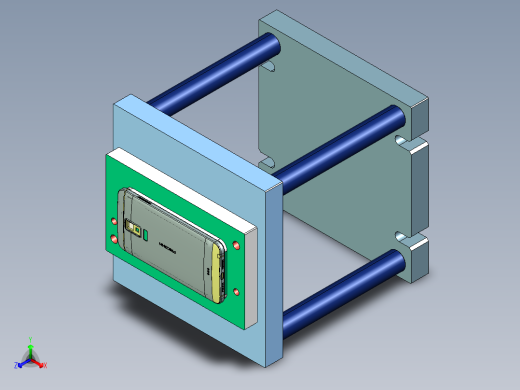 X780-CNC4-笔记本CNC工装夹具三维模型1正等轴测缩略图
