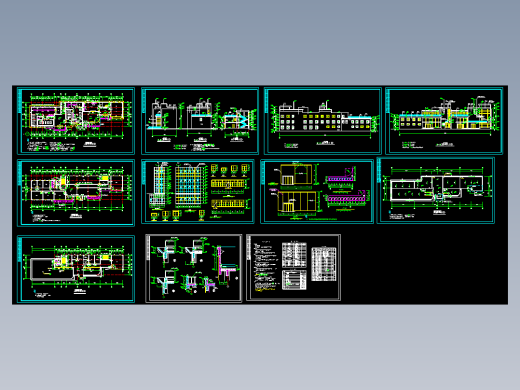 小区会所建筑施工图