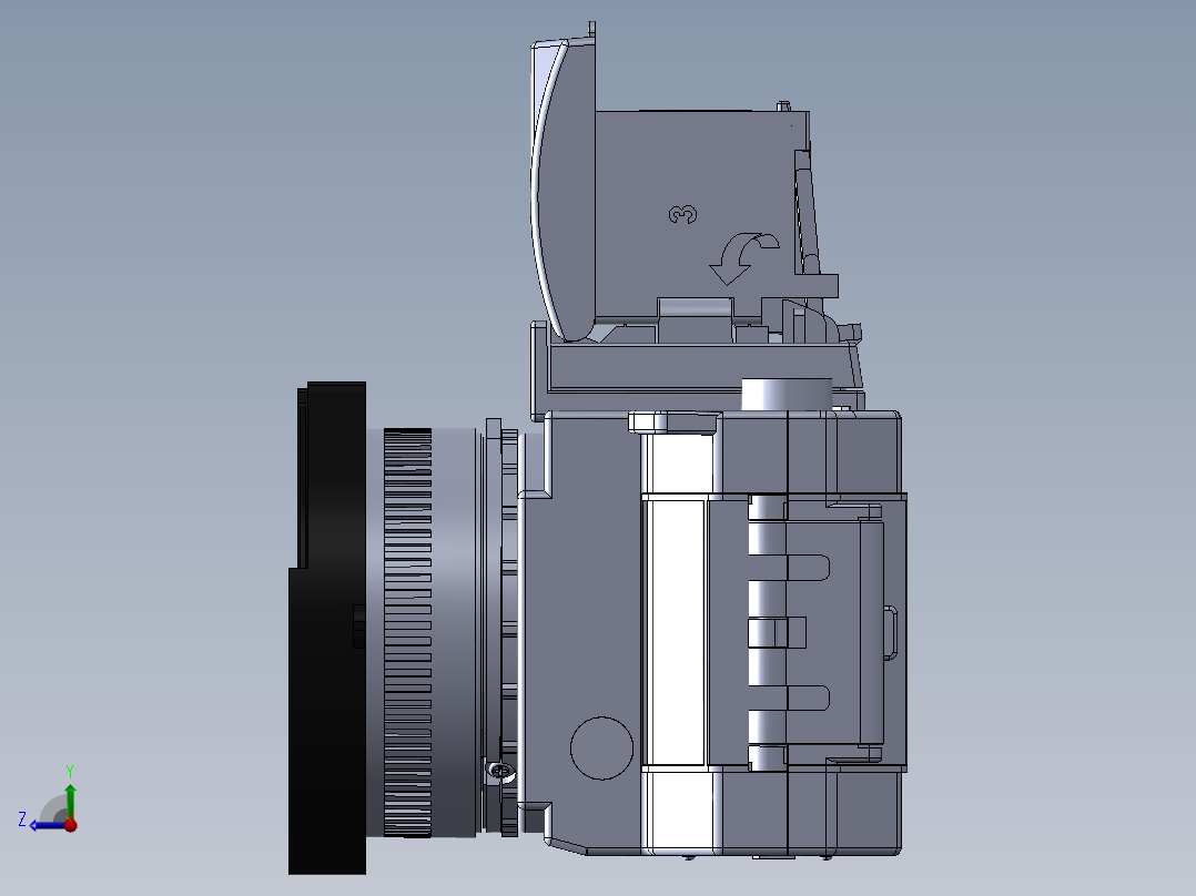 瓶盖、盖子(65)右视图