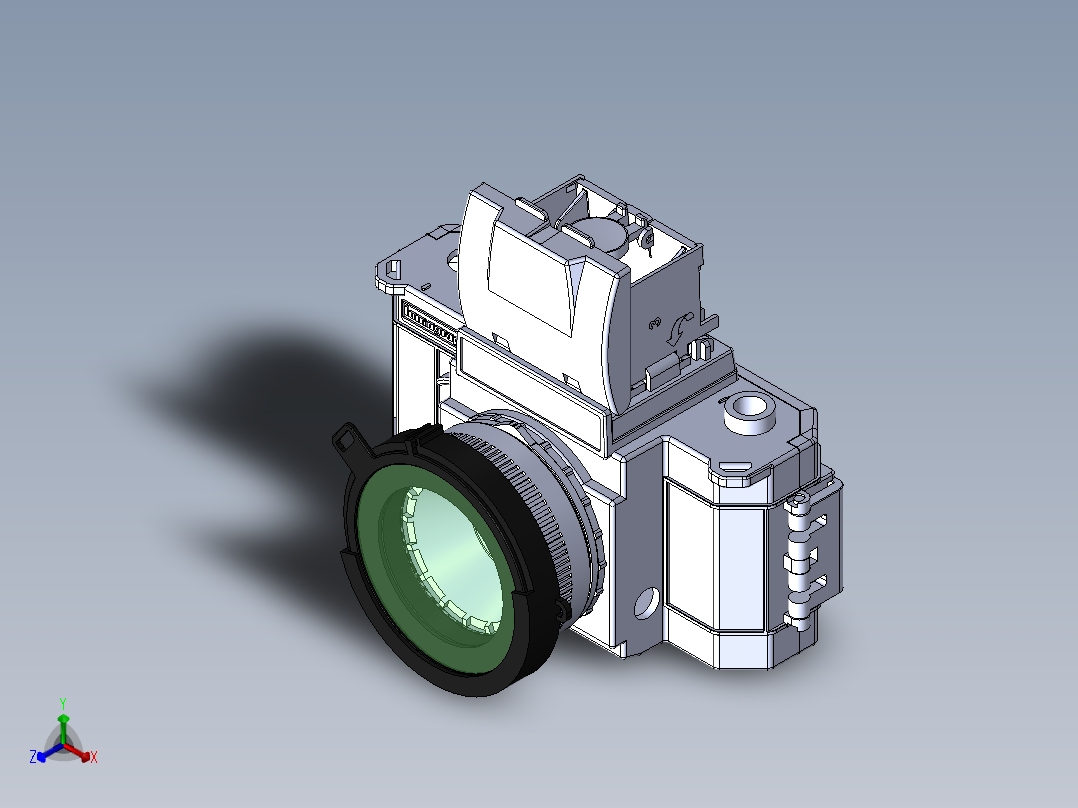 瓶盖、盖子(65)正等轴测图