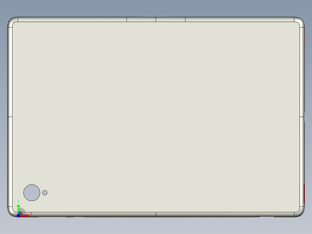平板电脑外壳铣侧孔程序图档前视图