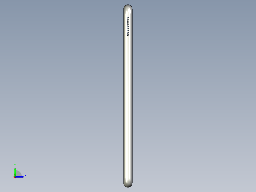 平板电脑外壳铣侧孔程序图档左视图