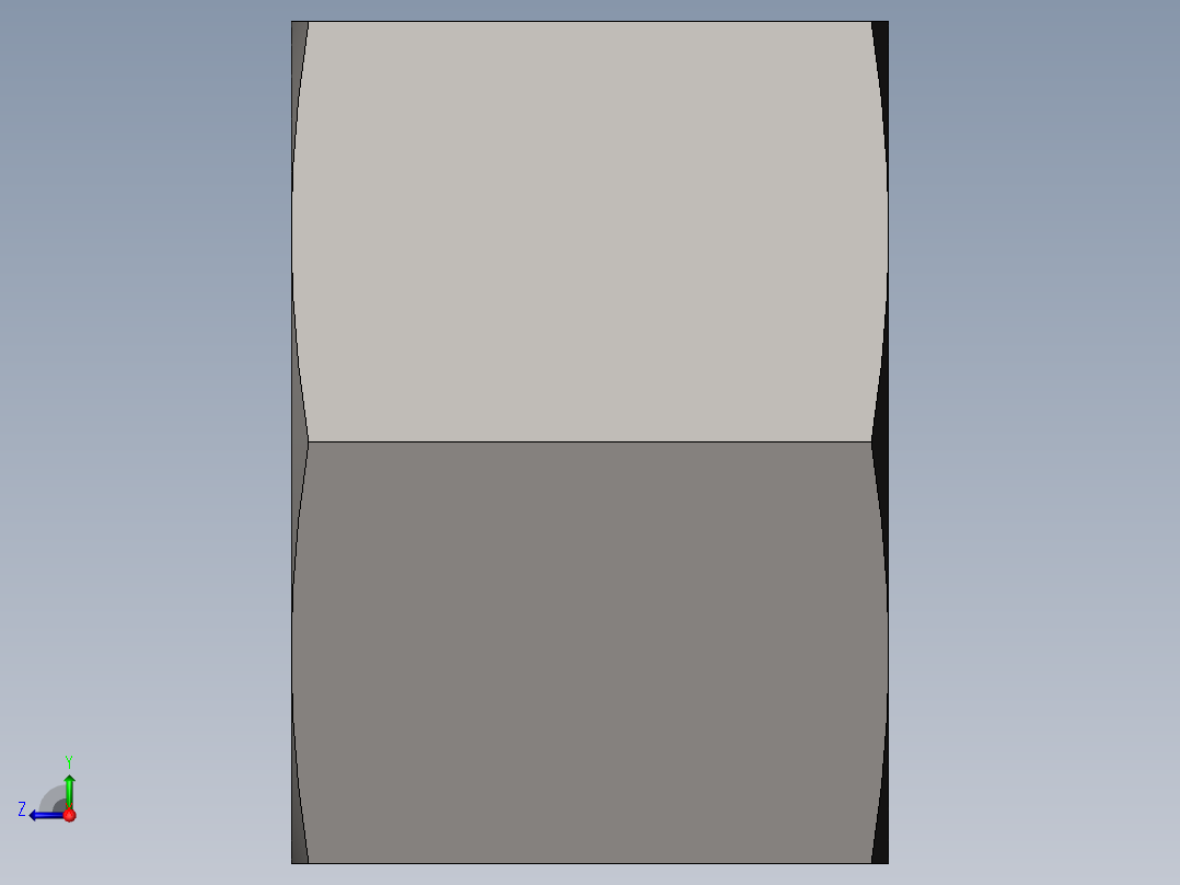 GB／T41-20001 型六角螺母C级M12右视图