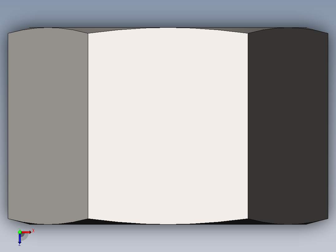 GB／T41-20001 型六角螺母C级M12俯视图