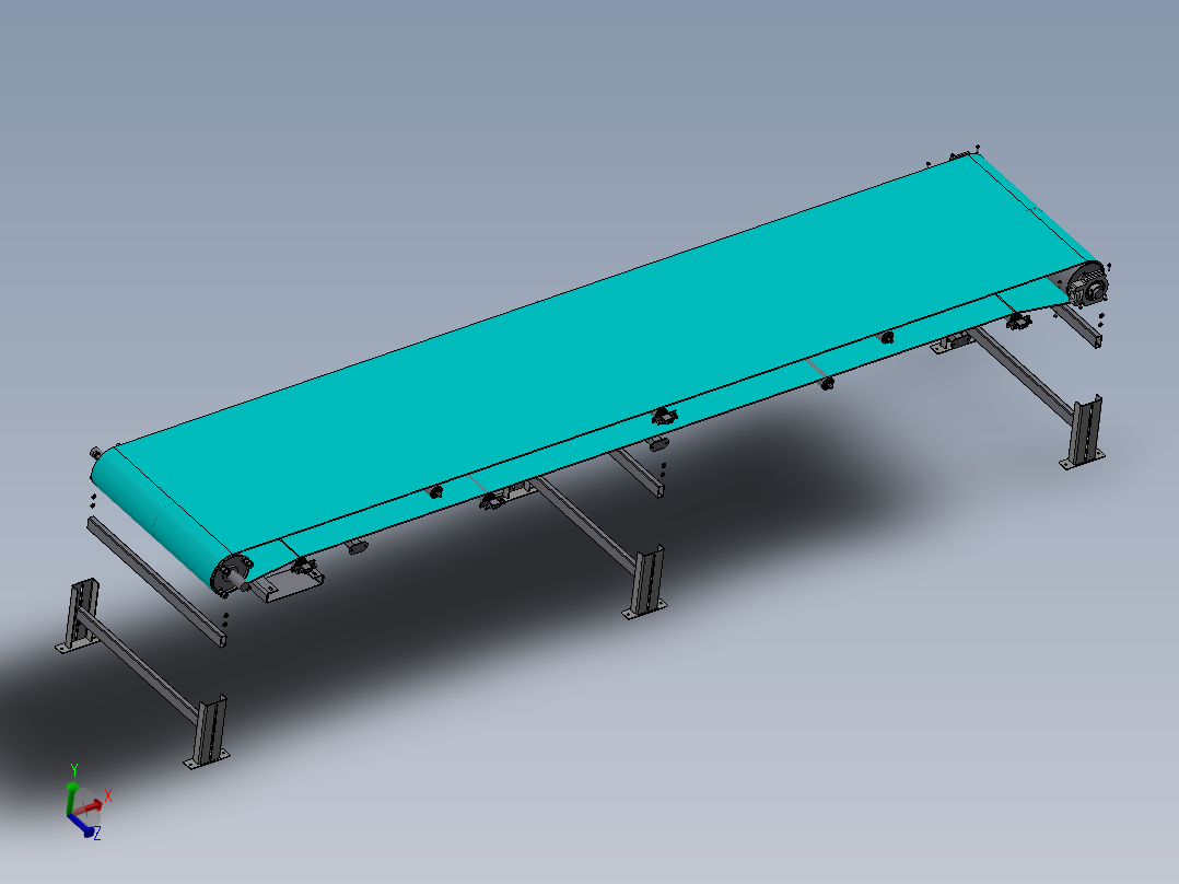 基于钣金的皮带输送机