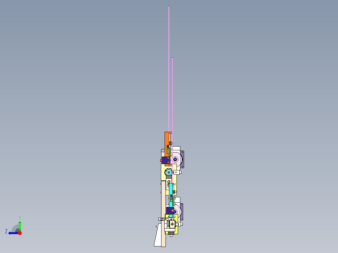 双工位精密压合与定位自动化设备右视图