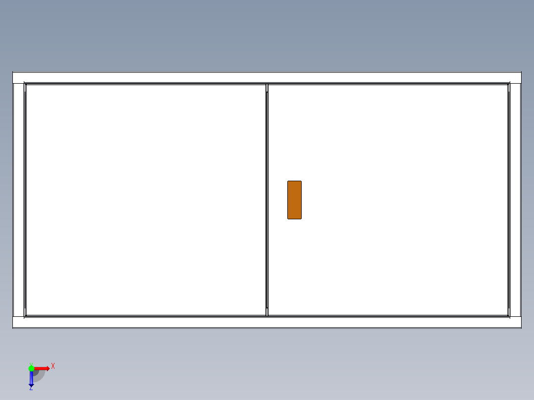 850x430 配电箱俯视图