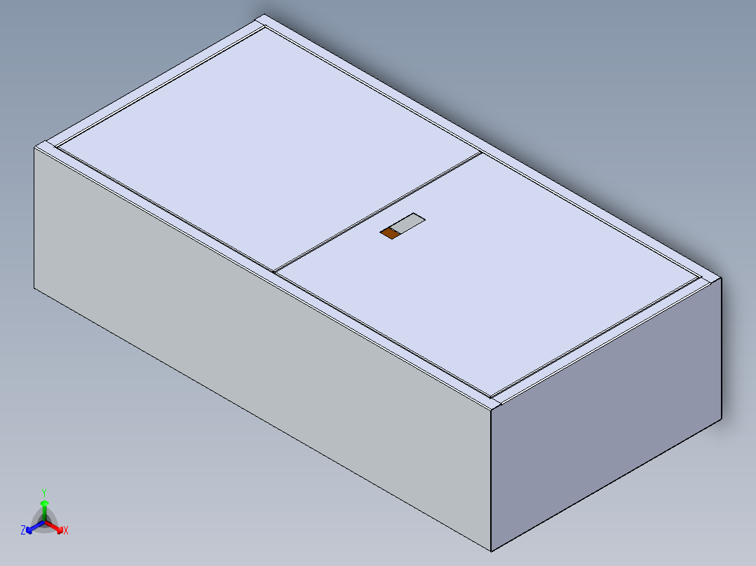 850x430 配电箱正等轴测图