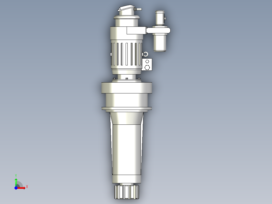 塔机回转机构前视图