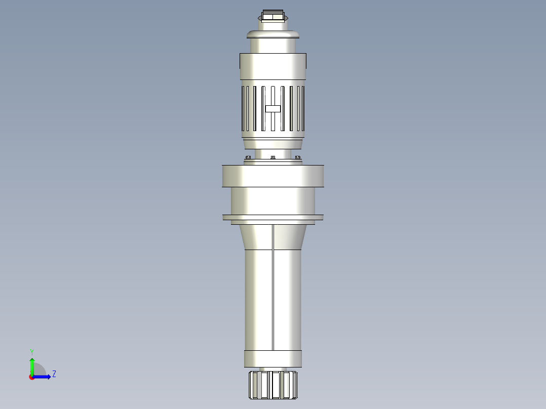 塔机回转机构左视图