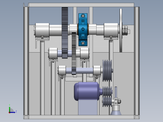 水平卧式钢筋切断机  sw21左视缩略图