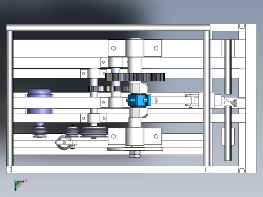 水平卧式钢筋切断机  sw21俯视缩略图