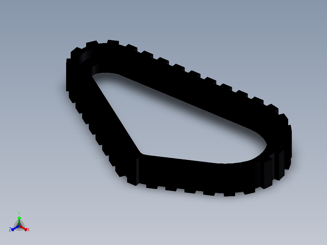 三角履带机器人正等轴测图