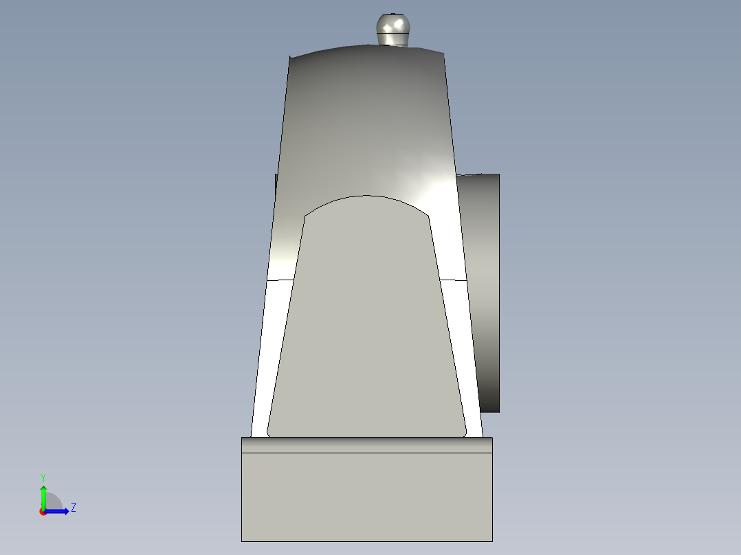 GBT7810-2017带立式座轴承(UCP)UCP207左视图
