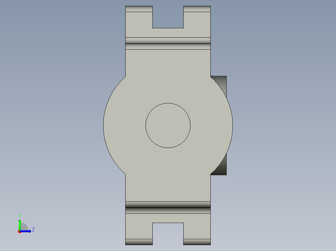 GBT7810-2017带滑块座顶丝外球面球轴承UCT型UCT208左视图