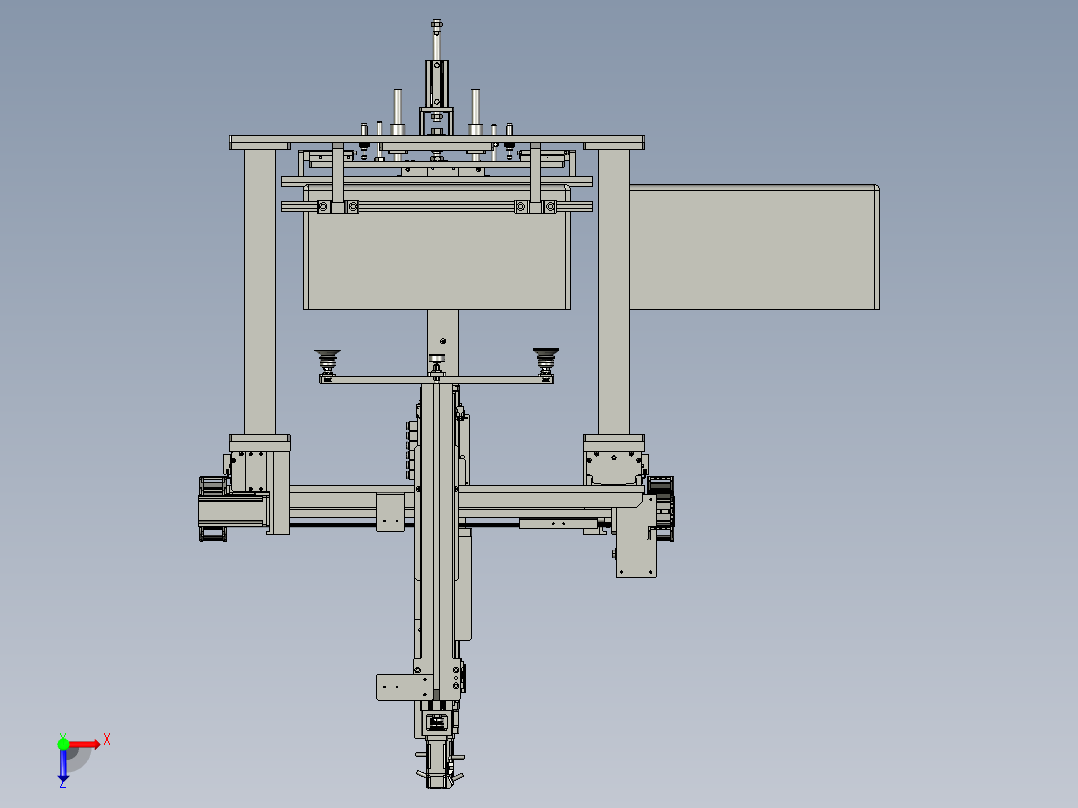 桁架装箱机构2022616俯视图