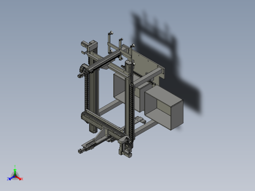 桁架装箱机构2022616正等轴测缩略图