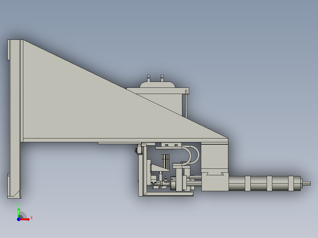 电子产品维修用的焊接台前视图
