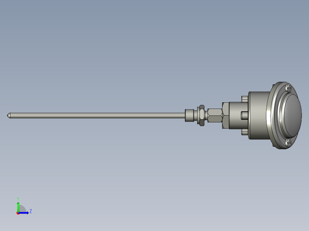 PT100热电偶左视图