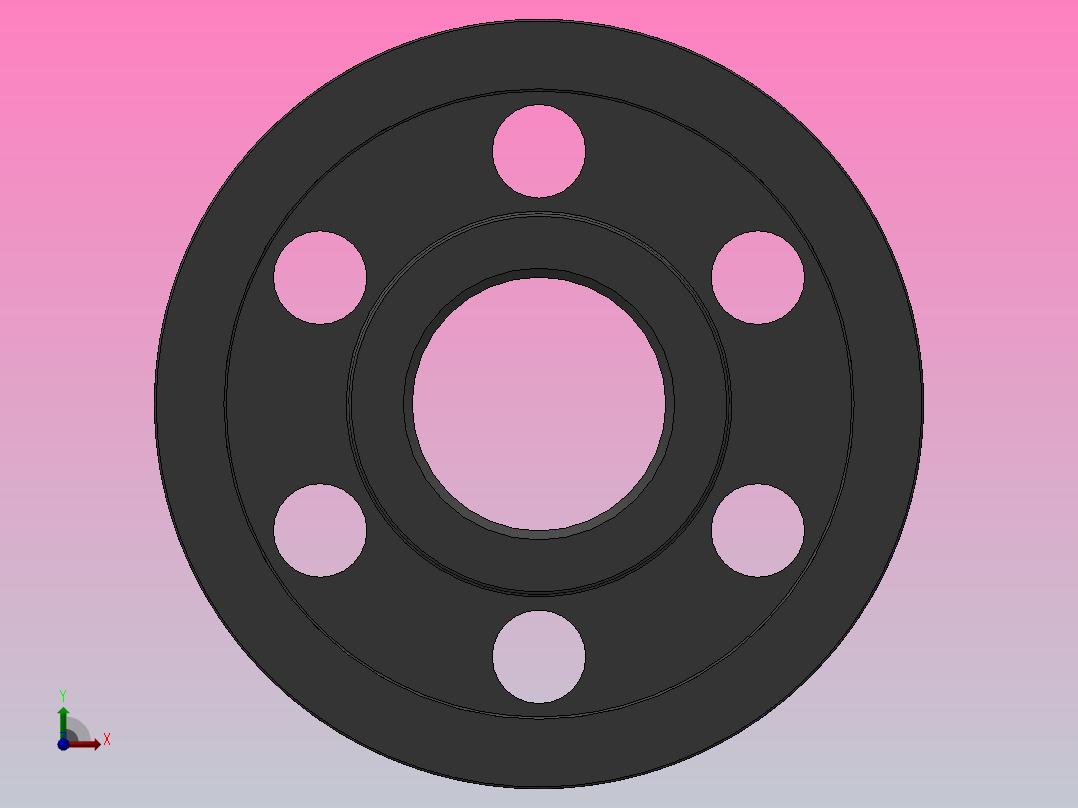 锥套式皮带轮 SPA_SPA300X3前视图