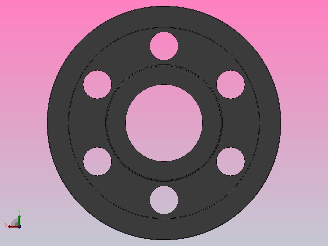 锥套式皮带轮 SPA_SPA300X3后视图