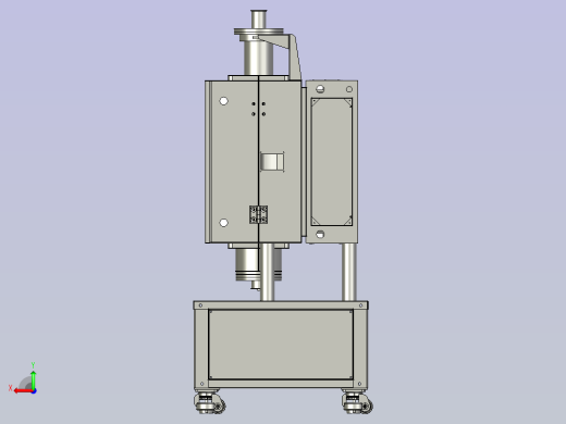 管径自动开合立式管式炉后视缩略图