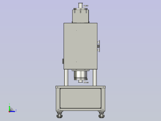 管径自动开合立式管式炉左视缩略图