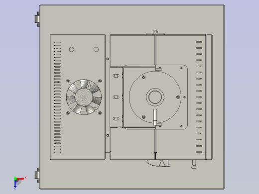 管径自动开合立式管式炉俯视缩略图