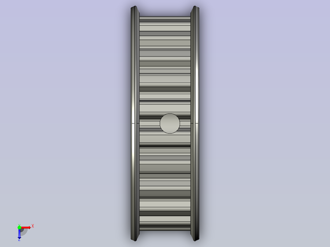 同步轮22XL031BF俯视图