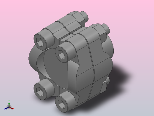 D型带法兰盖的连接法兰D25-3