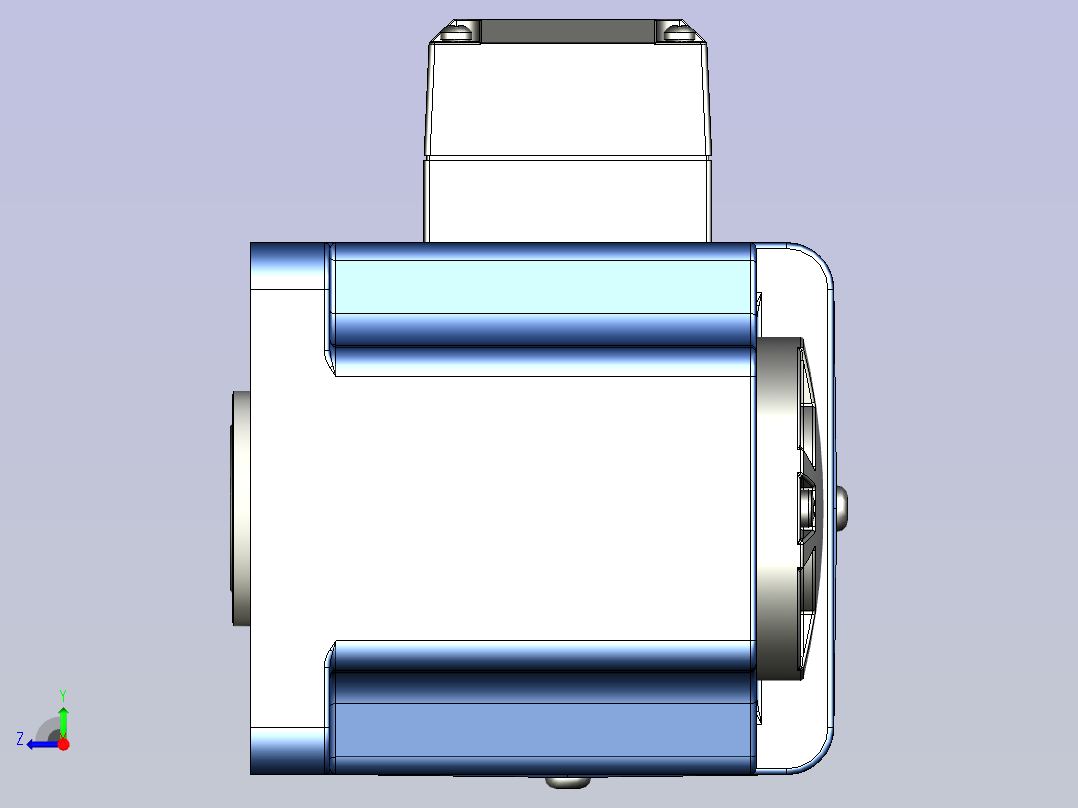 精研YR阻尼电机 60yr03-1800右视图