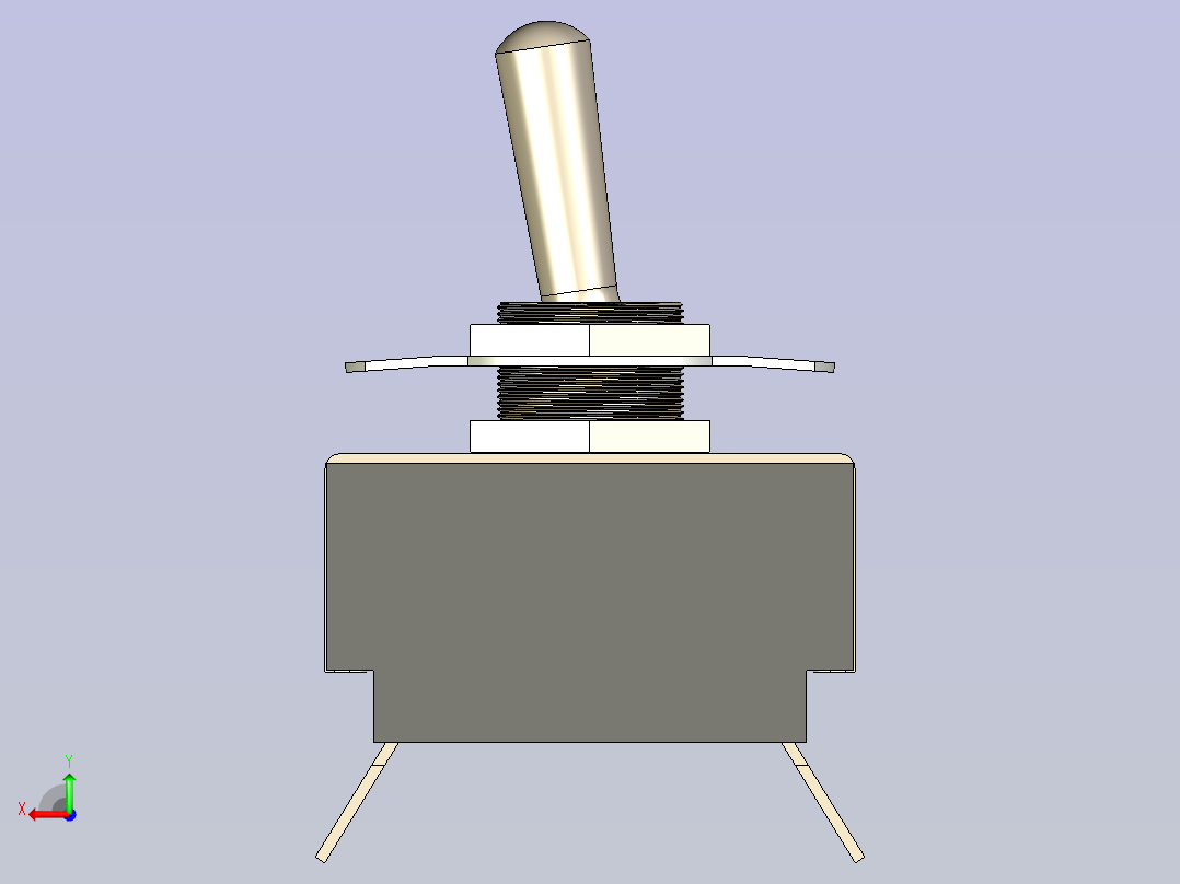 A0005174-切换开关 ON-OF 2P后视图