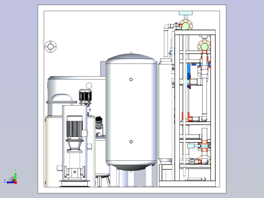 集装箱三维布局图右视缩略图
