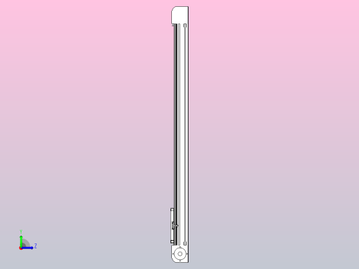 带式直线轴半闭式TPA-ONB-120-256-L1350-DL-J90-N3左视缩略图