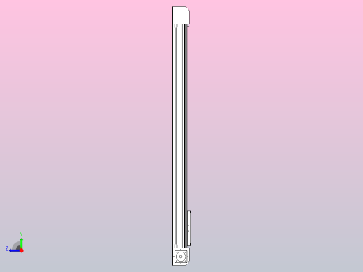 带式直线轴半闭式TPA-ONB-120-256-L1350-DL-J90-N3右视缩略图
