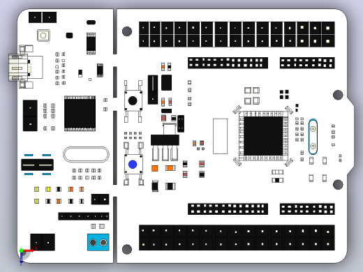 STM32 Nucleo 14俯视缩略图