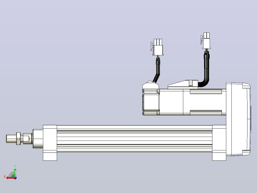 轻载电动缸TPA-ESR25-1002C-L150-MR-LB-W-P10-C3后视缩略图