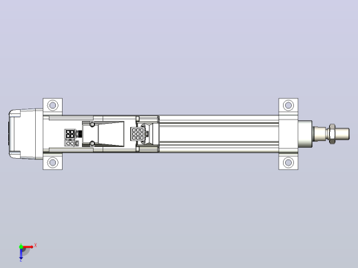 轻载电动缸TPA-ESR25-1002C-L150-MR-LB-W-P10-C3俯视缩略图