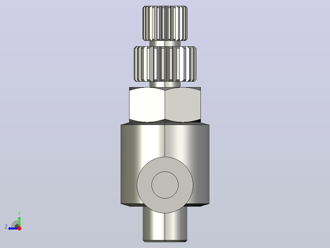 MSE-C(Mini Elbow)塑体插入式管接头[013092105] (2)右视图