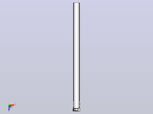 皮带直线轴半封闭可选导轨TPA-HNB-140D-120-L2100-RU-Y-P40-N3俯视缩略图