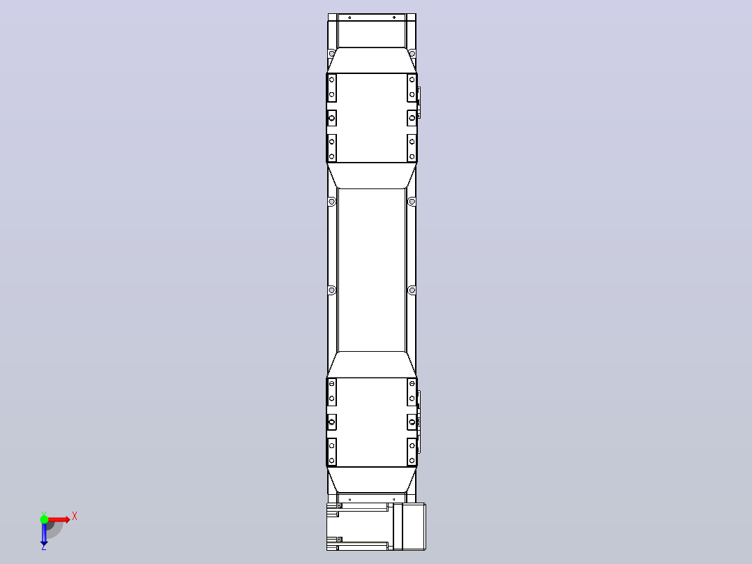 皮带直线轴双滑块型TPA-GCBS-150-P80-L125-RU-M75-N3俯视图