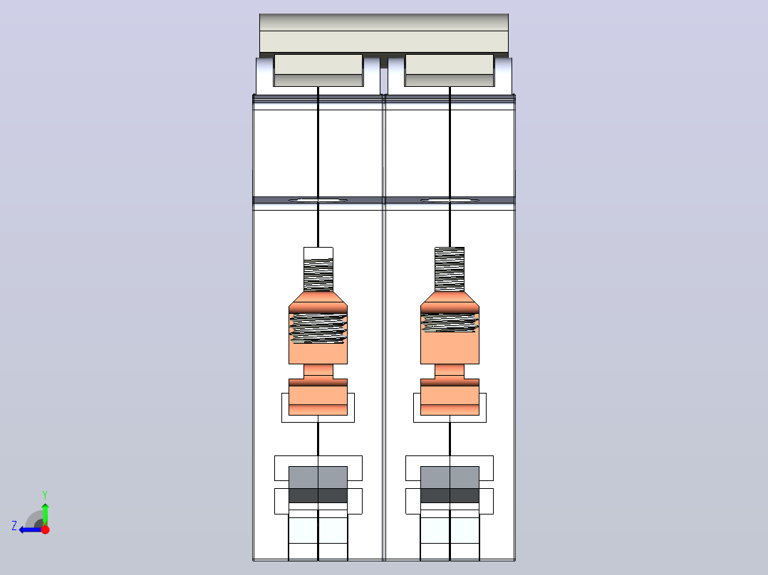 ABB NFB 2P空开断路器右视图