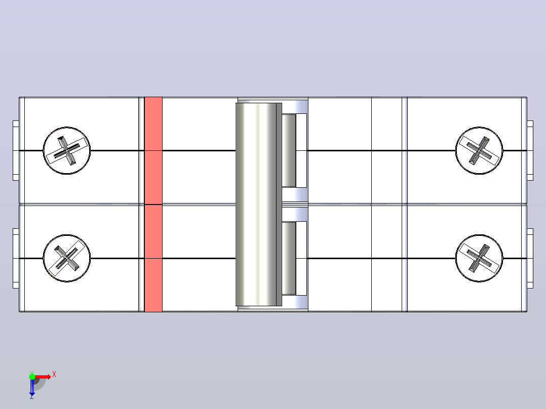 ABB NFB 2P空开断路器俯视图