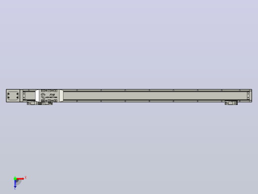TH5-L300-B5-BM轨道内嵌式模组滑台俯视缩略图