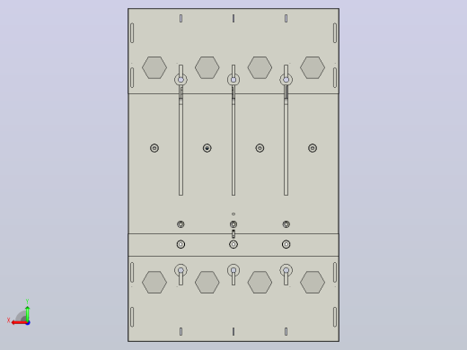 3D_STP_MCCB_M5_4P_BusBar正泰电气后视缩略图