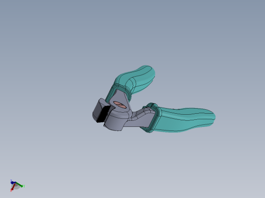 老虎钳 3D模型主视缩略图
