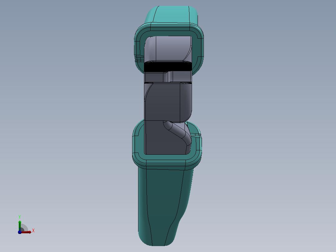 老虎钳 3D模型前视图
