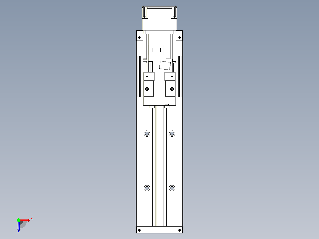 钢基模组TPA-KSR-8610C-340A1-MU-H0俯视图