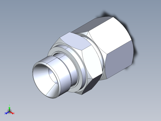1CM-WD 1CM-WD 公制螺纹胶垫密封柱端[1DM-22-20WD-RN]正等轴测缩略图