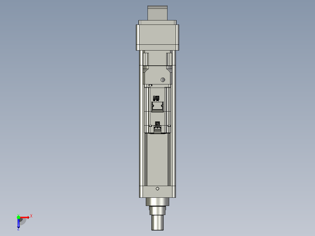轻载电动缸TPA-ESR100-3210C-L200-MR-CA-W-P75-JX-C3俯视图